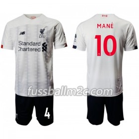 Fußballtrikots Liverpool Sadio Mane 10 Kinder Auswärts Trikotsatz 2019-2020